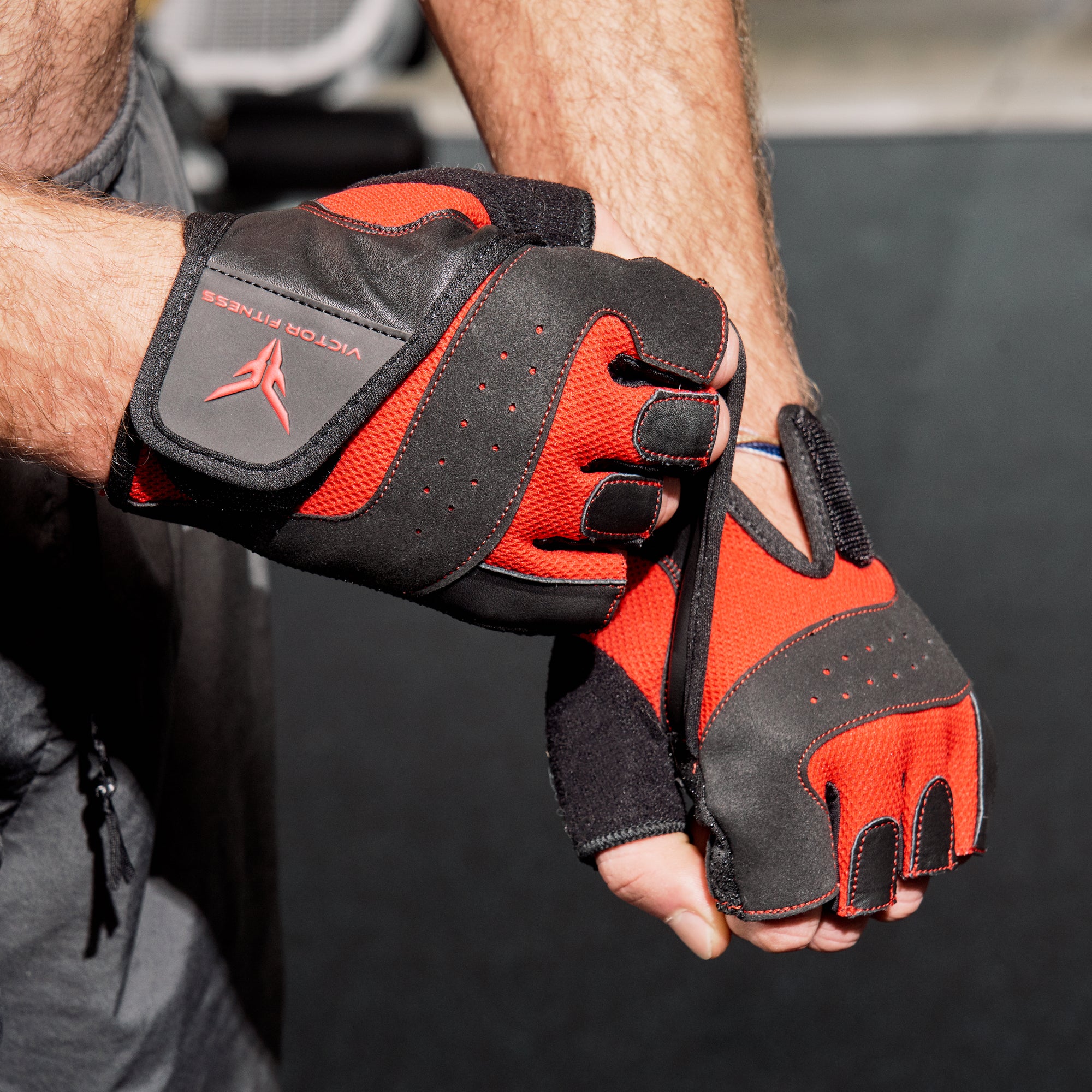Mighty Grip Weightlifting and CrossFit Fingerless Leather Glove – Ted and  Jack
