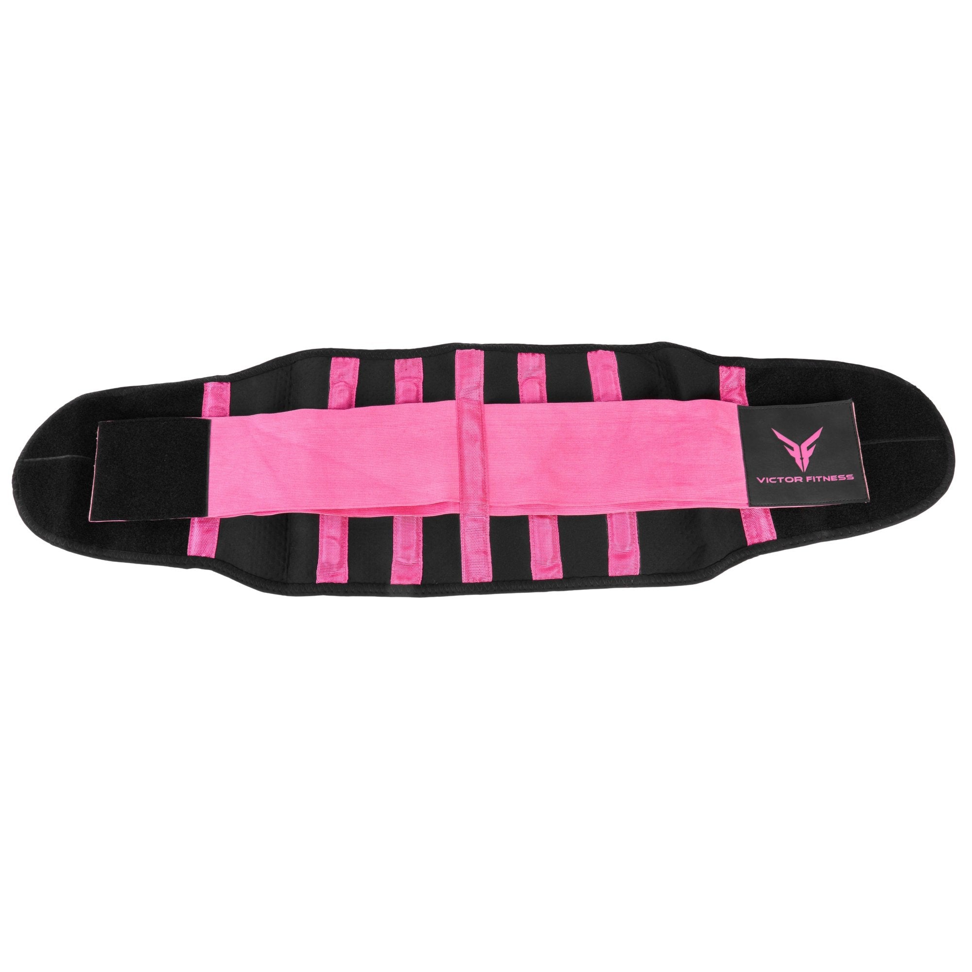 Cinturón Lumbar Black/Pink c/velcro